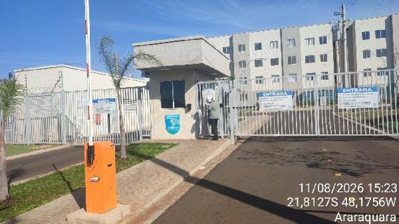 Apartamento de 42m² em Leilão — Avenida Capitão Noray de Paula e Silva, nº 1287, Apto. 212, PAV 02 BL 03 TIPO V, Jardim das Gaivotas, Araraquara