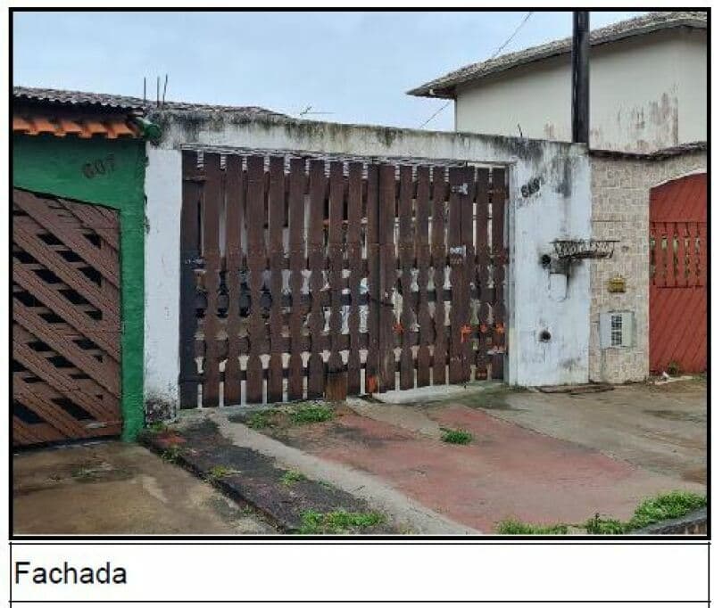 Casa de 72m² em Leilão — AV MIGUEL MUNHOZ BONILHA, N. 613, PARTE LT 13, QD 14, Balneário Plataforma II, Mongaguá