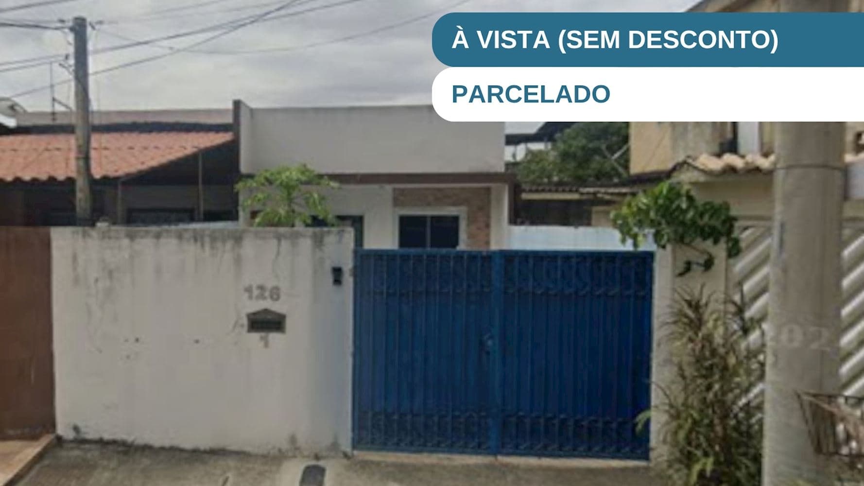 Casa em terreno de 51m² em Leilão — Rua Neusa Moser, 126, Valverde, Nova Iguaçu