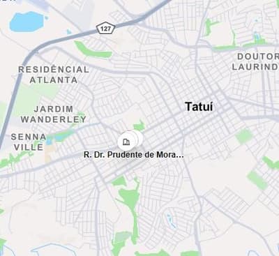 Terreno em leilão judicial em Tatuí — Rua Dr. Prudente de Moraes