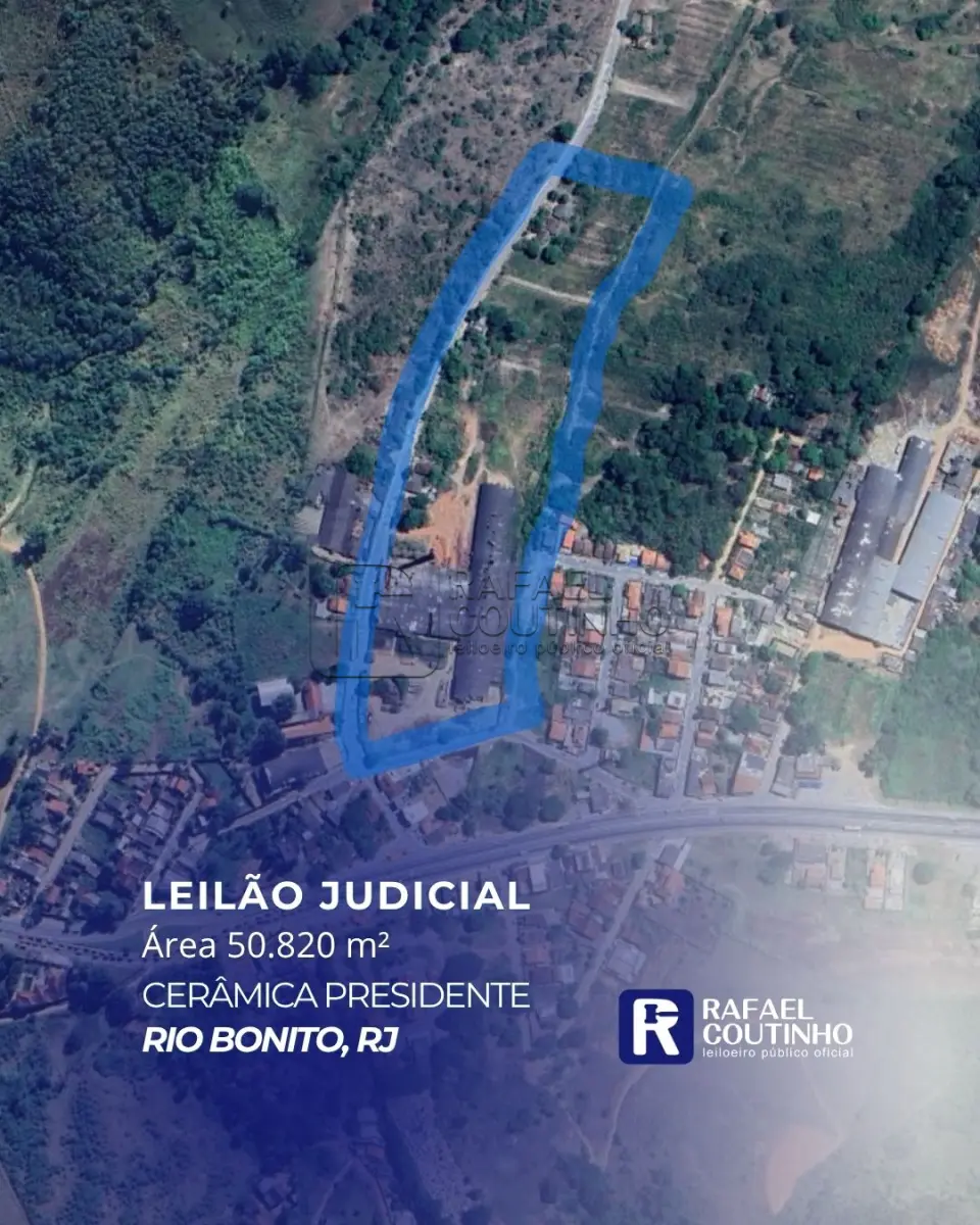 Terreno em leilão extrajudicial em Rio Bonito