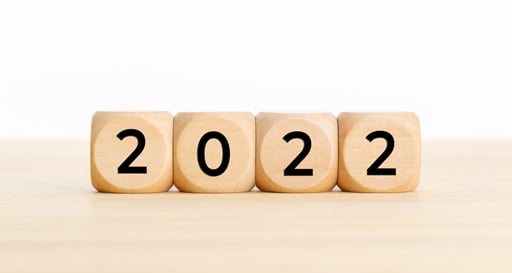 Ilustração representando tendências do mercado imobiliário para o ano de 2022